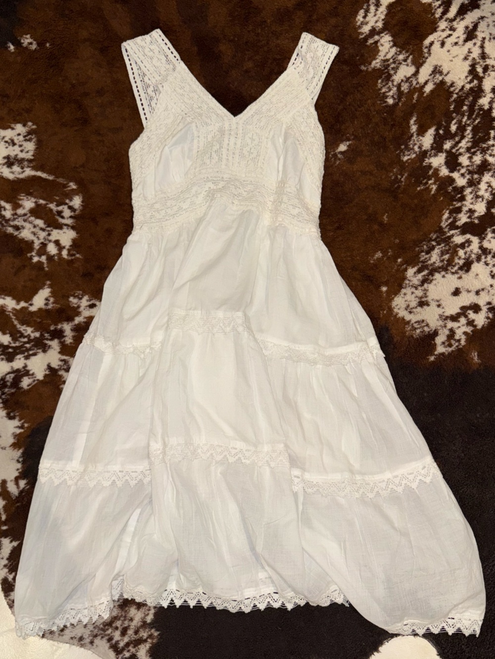 White cotton dress 👗